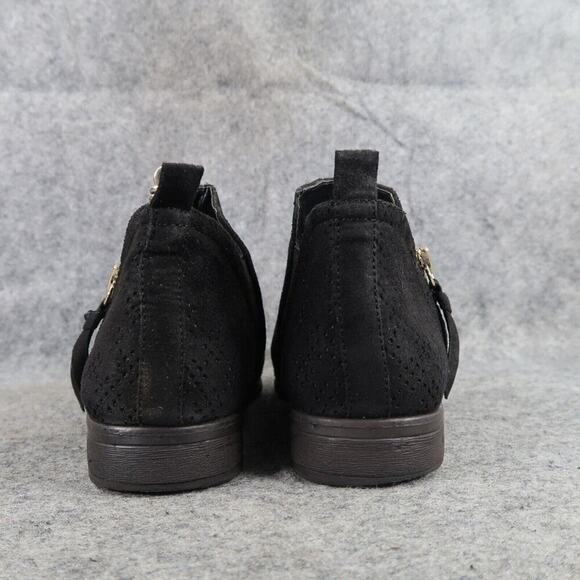 Dr Scholls Shoes Womens 6 Bootie Fashion Casual Comfort Black Zip Fabric Classic - Picture 6 of 14